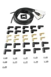 BDDP 9000C Spark Plug Wire Set - Universal - 180 Deg White Ceramic Boots - Fits 1967-1968 Mercedes-Benz 600