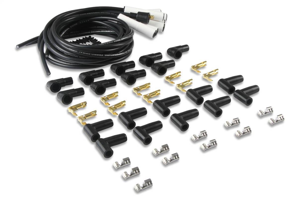 BDDP 9000C Spark Plug Wire Set - Universal - 180 Deg White Ceramic Boots - Fits 1967-1968 Mercedes-Benz 600 thumbnail 15