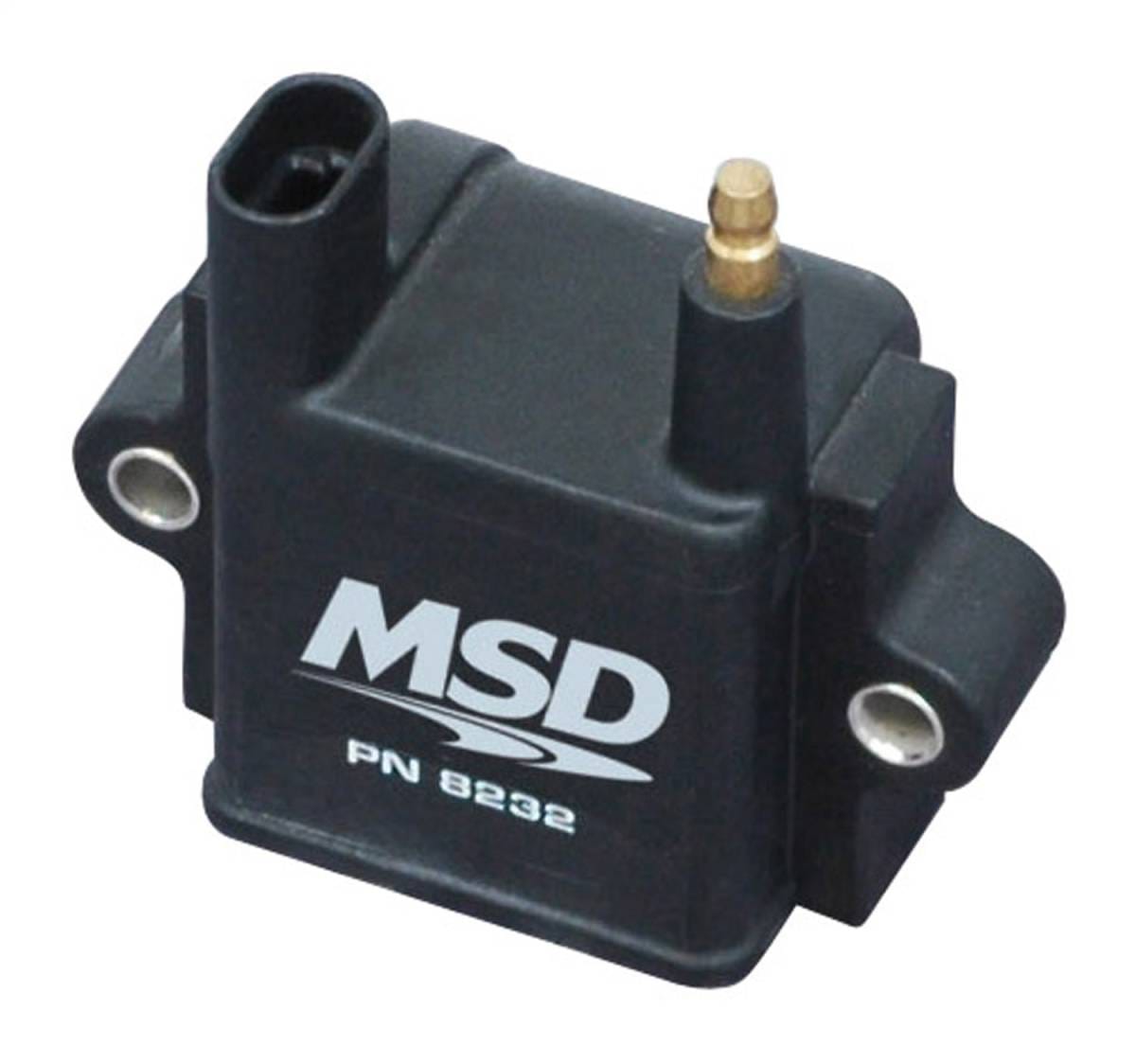 BCCX 8232 MSD Ignition Coil (Single Tower) - CPC Ignition Control - Black - Individual