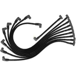 BCCX 35591 Sleeved Spark Plug Wires for SBC under exhaust, HEI