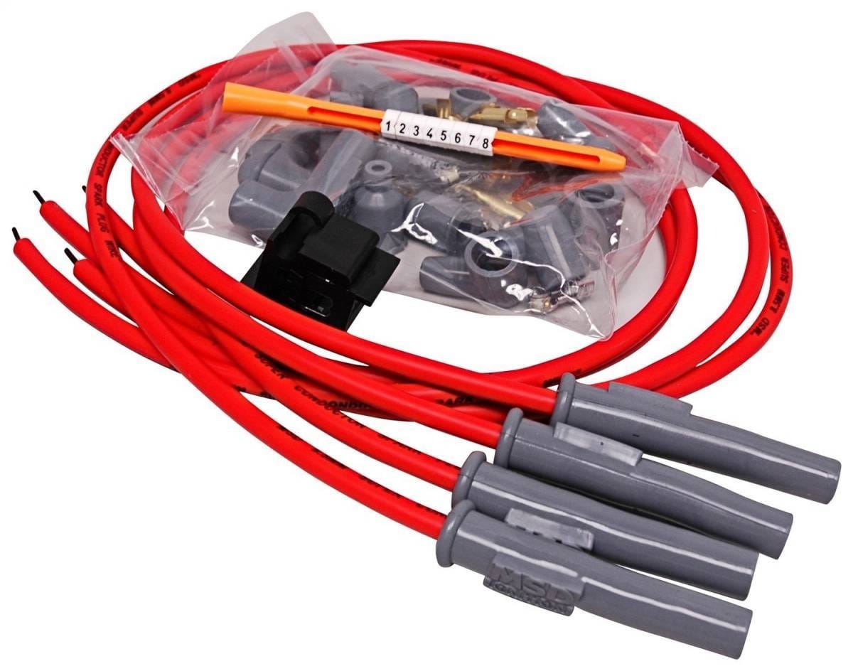 BCCX 31449 Wire Set, 8.5mm Super Conductor, Motorcycle, 4 Cylinder