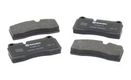 GFBV D250-0394 Dinan by Brembo Replacement Brake Pad Set - 1995-2004 BMW 5-Series - Fits select 1997-2003 BMW models