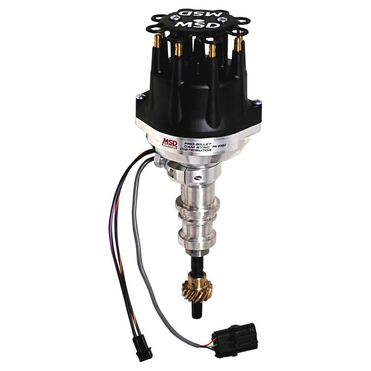 BCCX 2360 Pro-Billet Cam Sync Distributor, Ford 289/302, Bronze gear