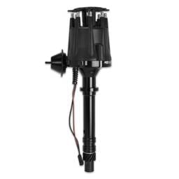 BCCX 83613 MSD Black Chevy V8 Pro-Billet Distributor with Vacuum Advance