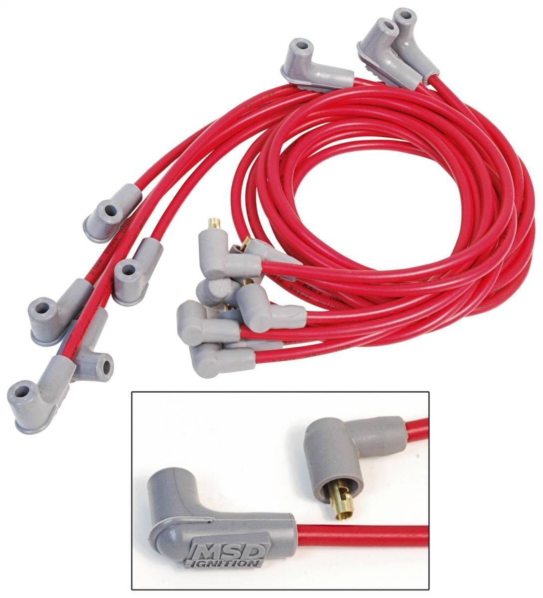BCCX 31609 Super Conductor Spark Plug Wire Set,Big Block Chevy, Socket Dist. Cap
