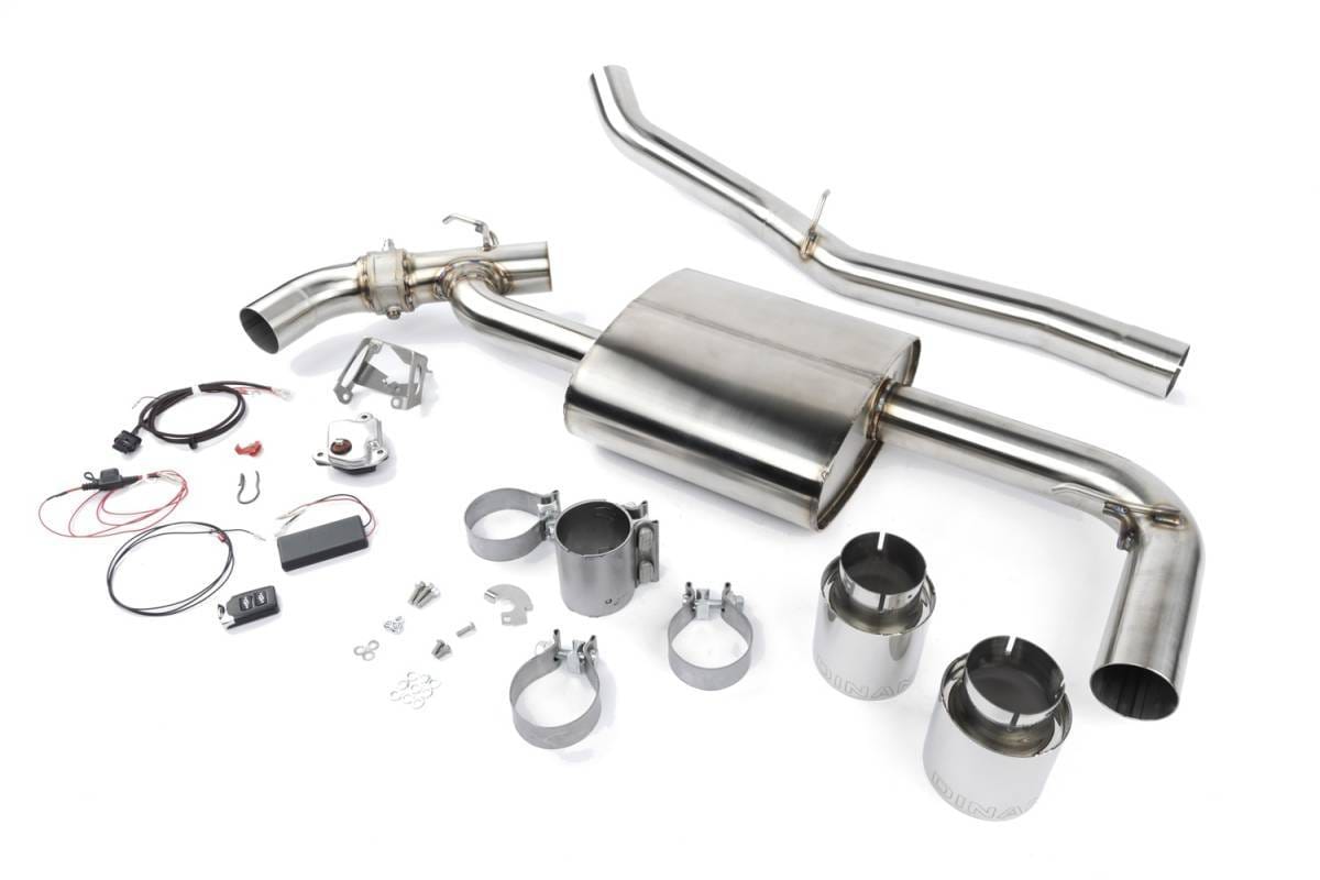 GFBV D660-0084 Dinan Valved Axle-Back Exhaust - 2017-2024 MINI C'man S ALL4 - Fits 2017-2024 Mini Cooper Clubman, Cooper Countryman