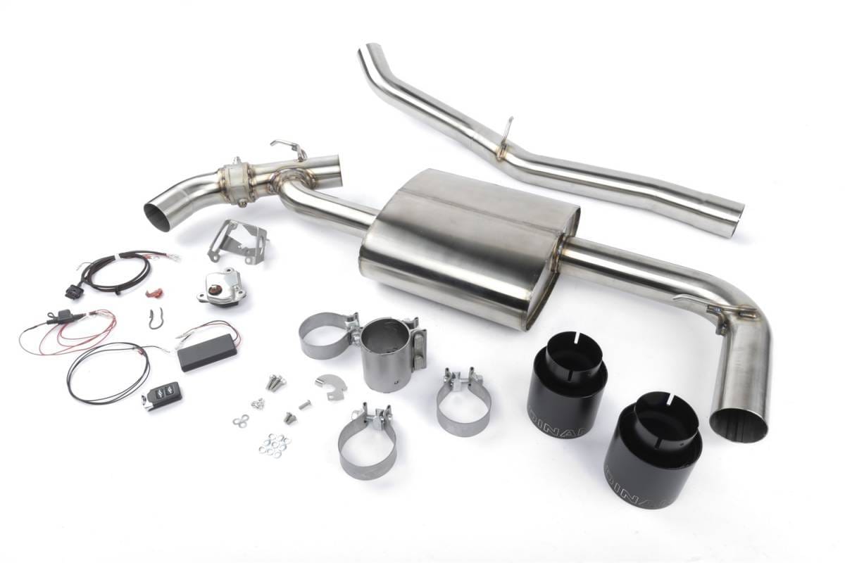 GFBV D660-0084-BLK Dinan Valved Axle-Back Exhaust - 2017-2024 MINI C'man S ALL4 - Fits 2017-2024 Mini Cooper Clubman, Cooper Countryman