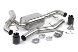 GFBV D660-0091-BLK Dinan Valved Axle-Back Exhaust - 2019-2024 BMW 330i/430i - Fits select 2019-2026 BMW models