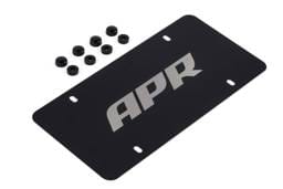 HJQF A1000015 APR License Plate - Silver on Black