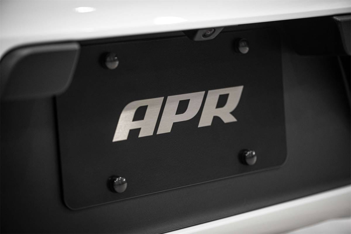 HJQF A1000015 APR License Plate - Silver on Black thumbnail 3