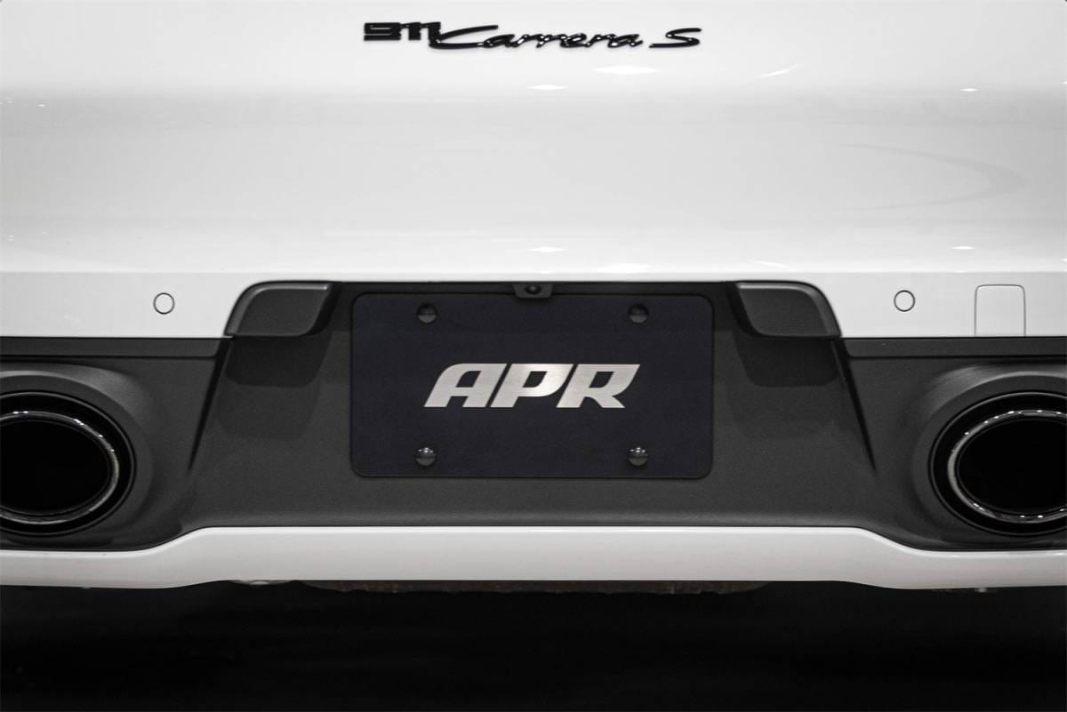 HJQF A1000015 APR License Plate - Silver on Black thumbnail 5
