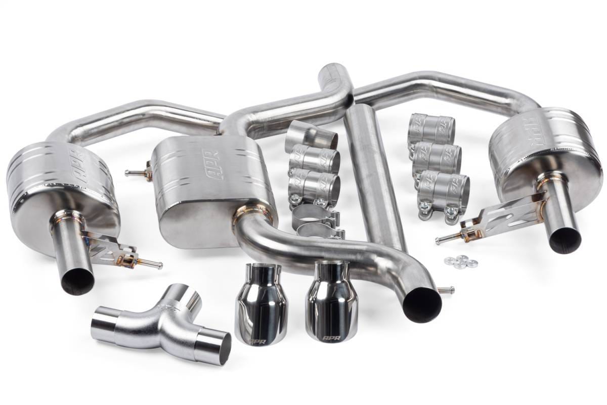 HJQF CBK0040 APR Catback Exhaust System - Jetta GLI (MK7) - Fits 2019-2021 Volkswagen Jetta