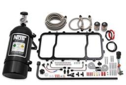 BHHV 05500BNOS NOS Dry Nitrous Plate System for Holley LS Hi Ram Intake Manifold - Black