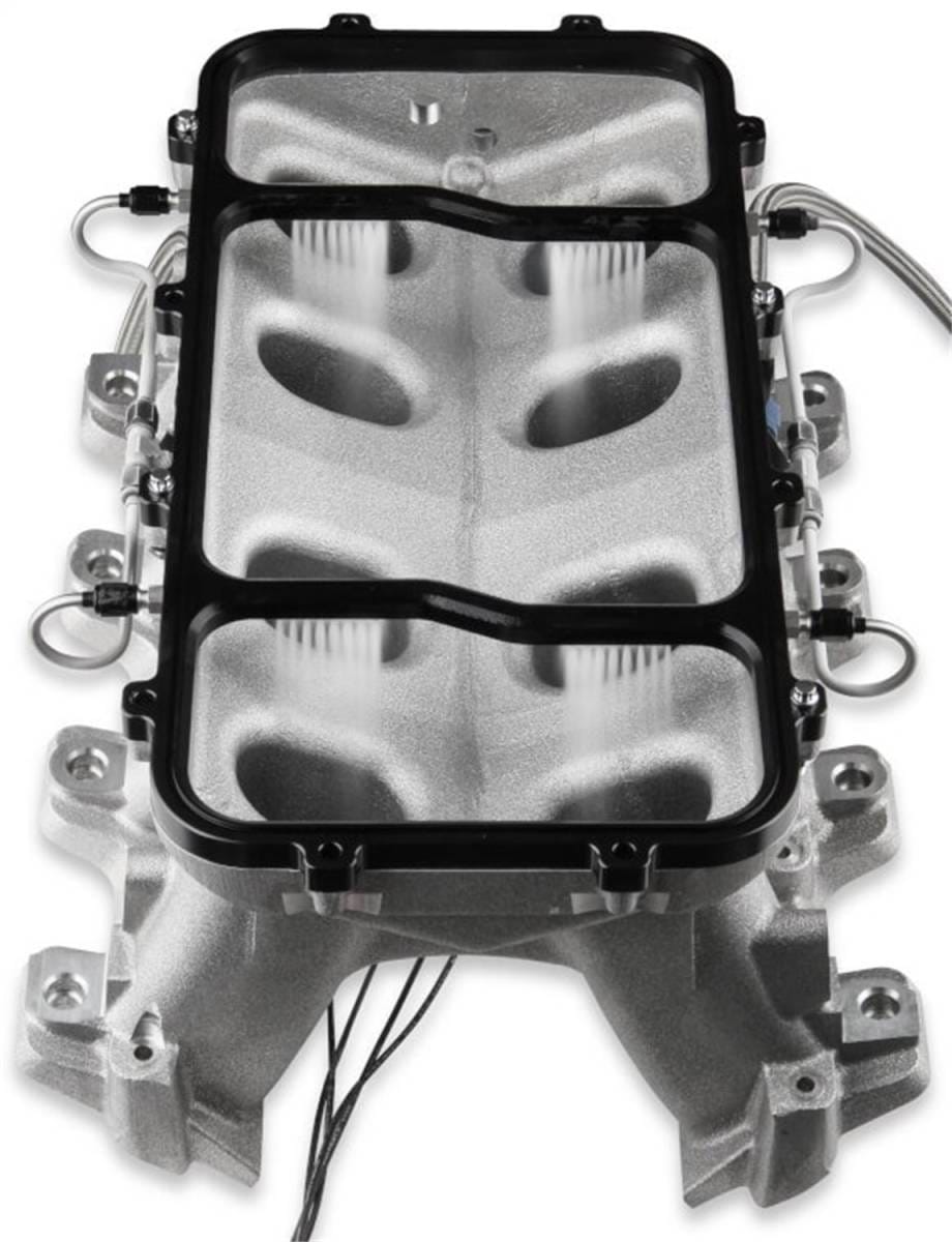 BHHV 05501BNOS NOS Dry Nitrous Plate System for Holley LS Hi Ram Intake Manifold - Black thumbnail 3
