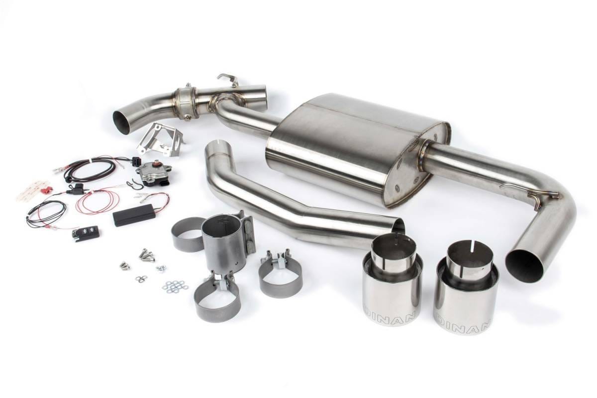 GFBV D660-0083 Dinan Valved Axle-Back Exhaust - 2017-2024 MINI Countryman S / Clubman S - Fits 2016-2024 Mini Cooper Clubman, Cooper Countryman