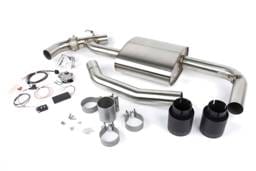 GFBV D660-0083-BLK Dinan Valved Axle-Back Exhaust - 2017-2024 MINI Countryman S / Clubman S - Fits 2016-2024 Mini Cooper Clubman, Cooper Countryman