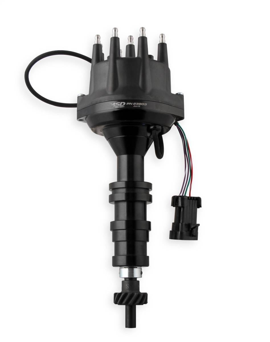 BCCX 23803 MSD Black, Ford FE Dual Sync Distributor