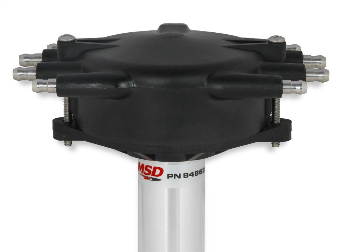 BCCX 84863 Chevy Super Tall Block Black Crab Cap Distributor thumbnail 4
