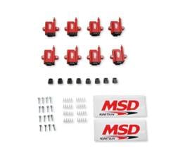 BCCX 8289-8 MSD Ignition Coil - Smart - 8-Pack - Red