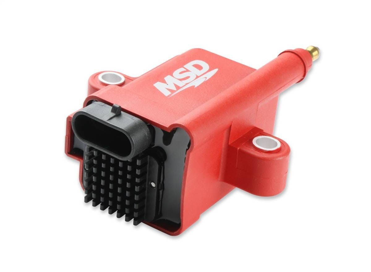 BCCX 8289-8 MSD Ignition Coil - Smart - 8-Pack - Red thumbnail 8