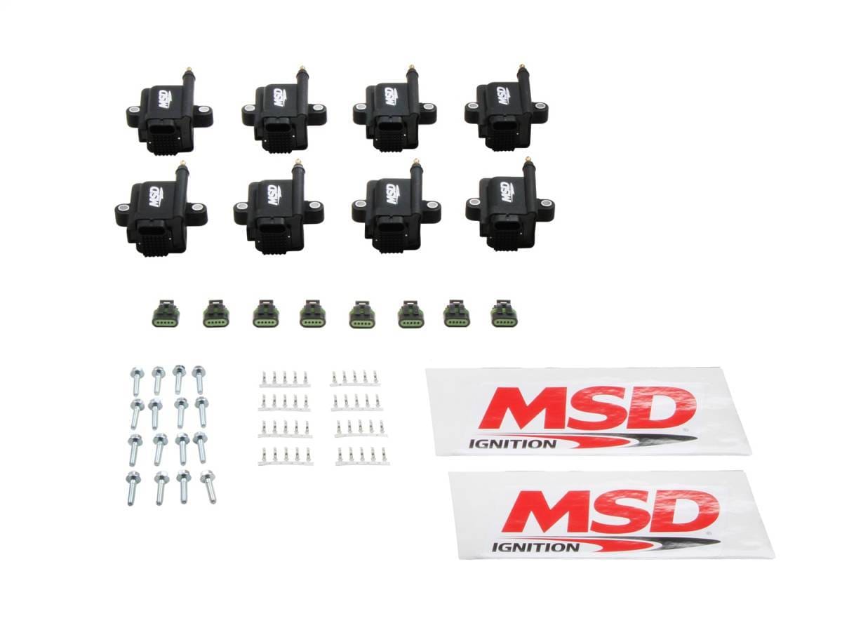 BCCX 82893-8 MSD Ignition Coil - Smart - 8-Pack - Black thumbnail 2