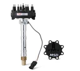 BCCX 23401MSD Chevy Crank Trigger Distributor with adjustable Cam Sync Pick-up