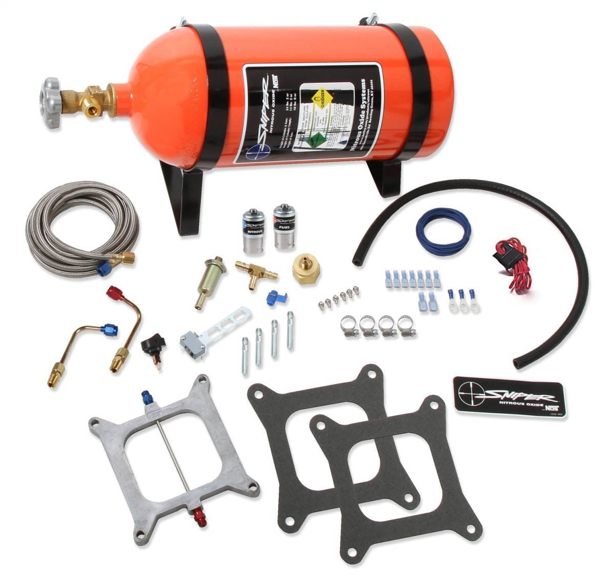 BHHV 07001NOS NOS Sniper Wet Nitrous Plate Kit - 4150 Square Bore