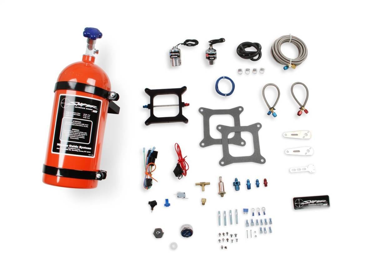 BHHV 07002NOS NOS Sniper Wet Nitrous Plate Kit - 4150 Square Bore