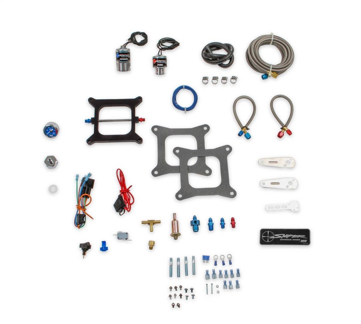 BHHV 07002NOS NOS Sniper Wet Nitrous Plate Kit - 4150 Square Bore thumbnail 5
