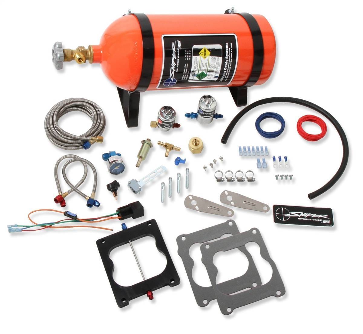 BHHV 07007NOS NOS Sniper Wet Nitrous Plate Kit - Quadrajet