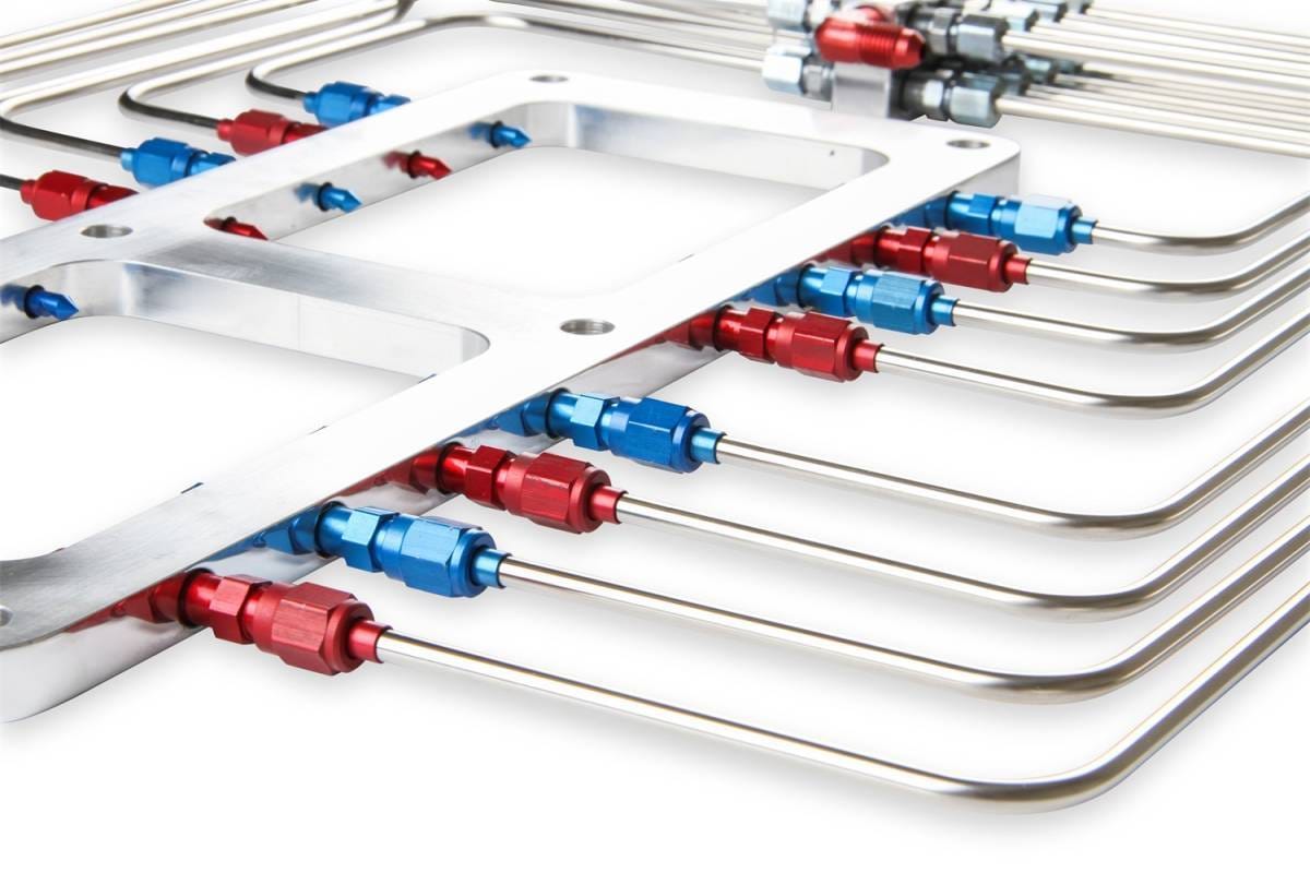 BHHV 13350-CNOS NOS Blower Injector Plate, Polished Finish, Red & Blue Plumbing thumbnail 7