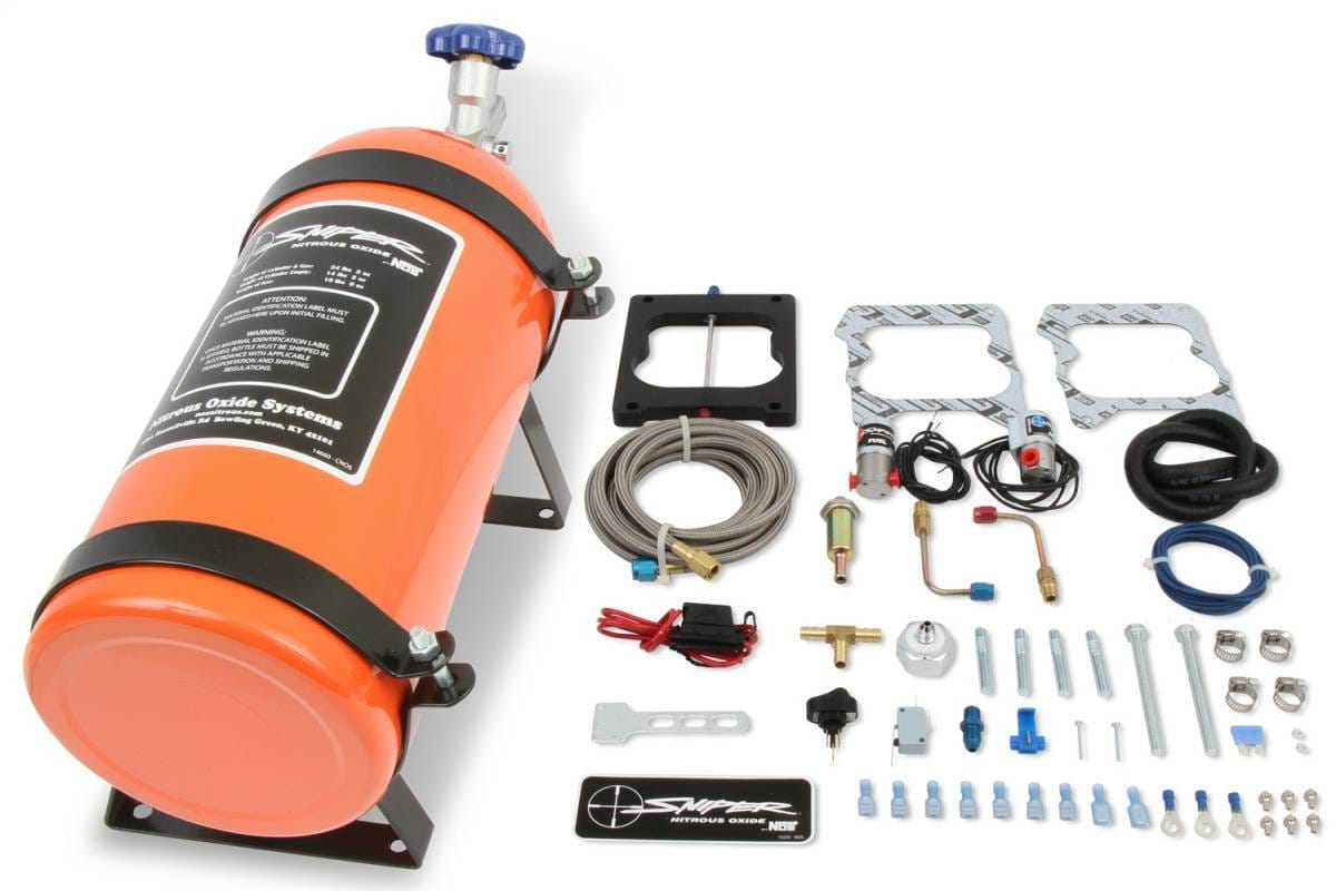BHHV 07004NOS NOS Sniper Wet Nitrous Plate Kit - Quadrajet