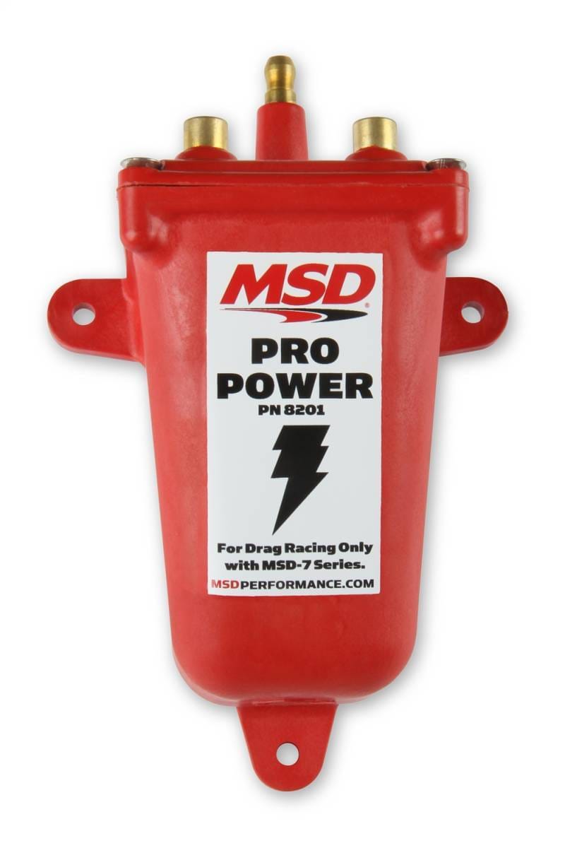 BCCX 8201 MSD Ignition Coil - Pro Power Series - Red