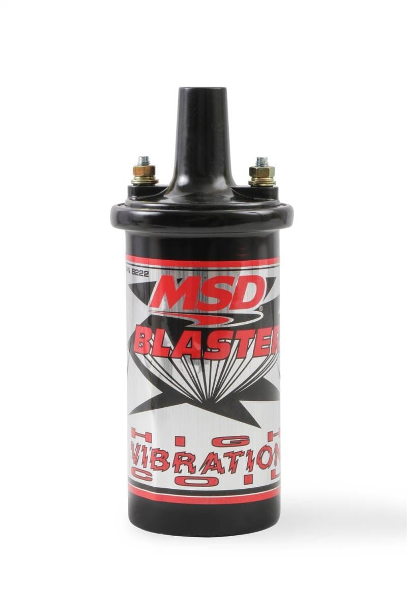 BCCX 8222 MSD Ignition Coil - Blaster Series - High Vibration - Black