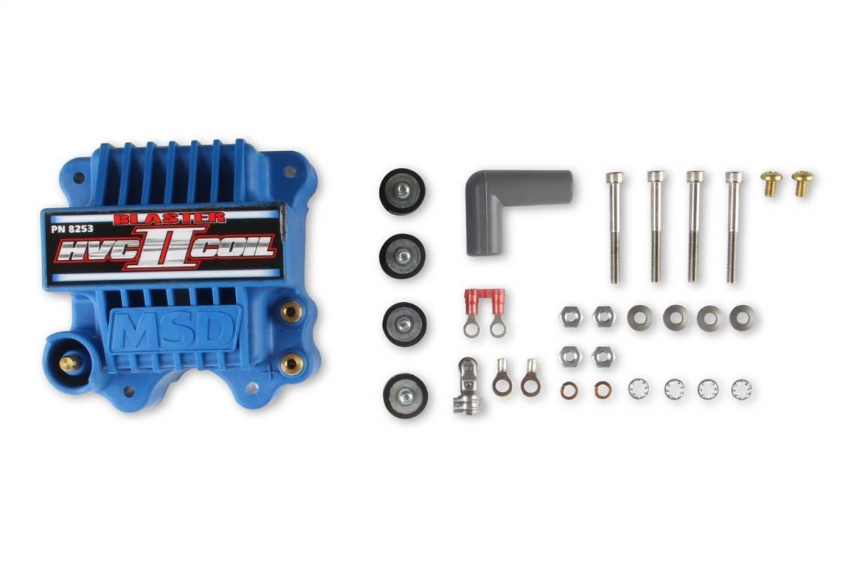 BCCX 8253 MSD Ignition Coil - Blaster Series - HVC-2 - Blue