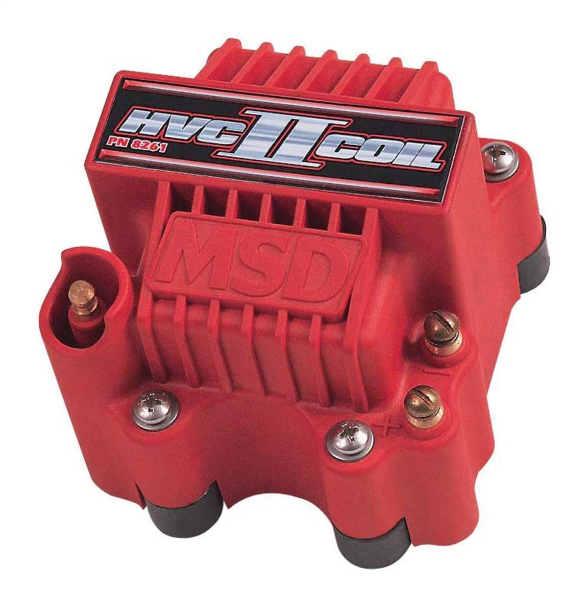 BCCX 8261 MSD Ignition Coil - HVC-2 Series - Red