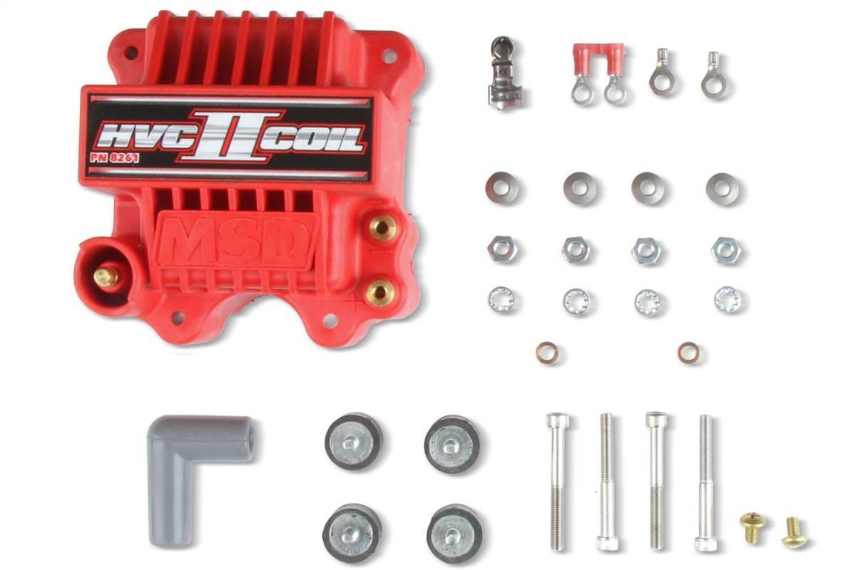 BCCX 8261 MSD Ignition Coil - HVC-2 Series - Red thumbnail 2