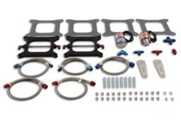 BHHV 02021NOS NOS Pro-Shot Fogger "Upgrade Kit" Cheater Nitrous System-Dual 4150 Holley Flange