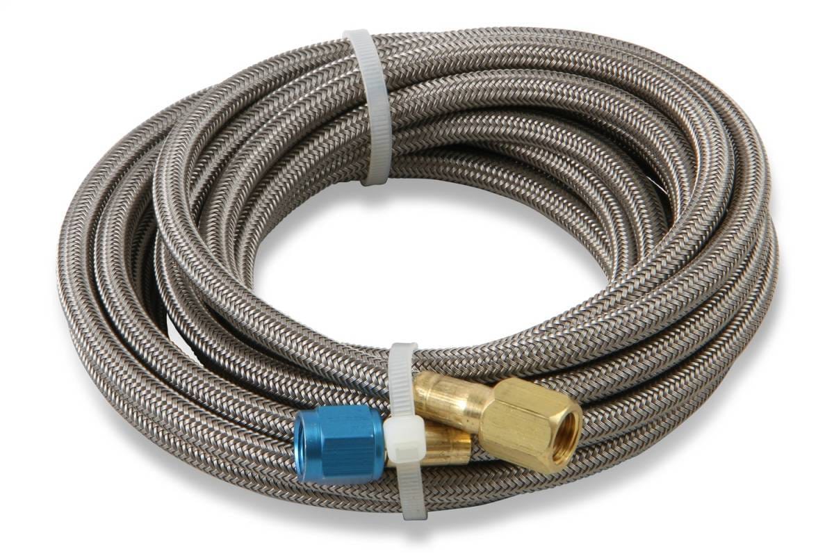 BHHV 15295NOS NOS Stainless Steel Braided Hose -4AN 14-foot Blue thumbnail 3