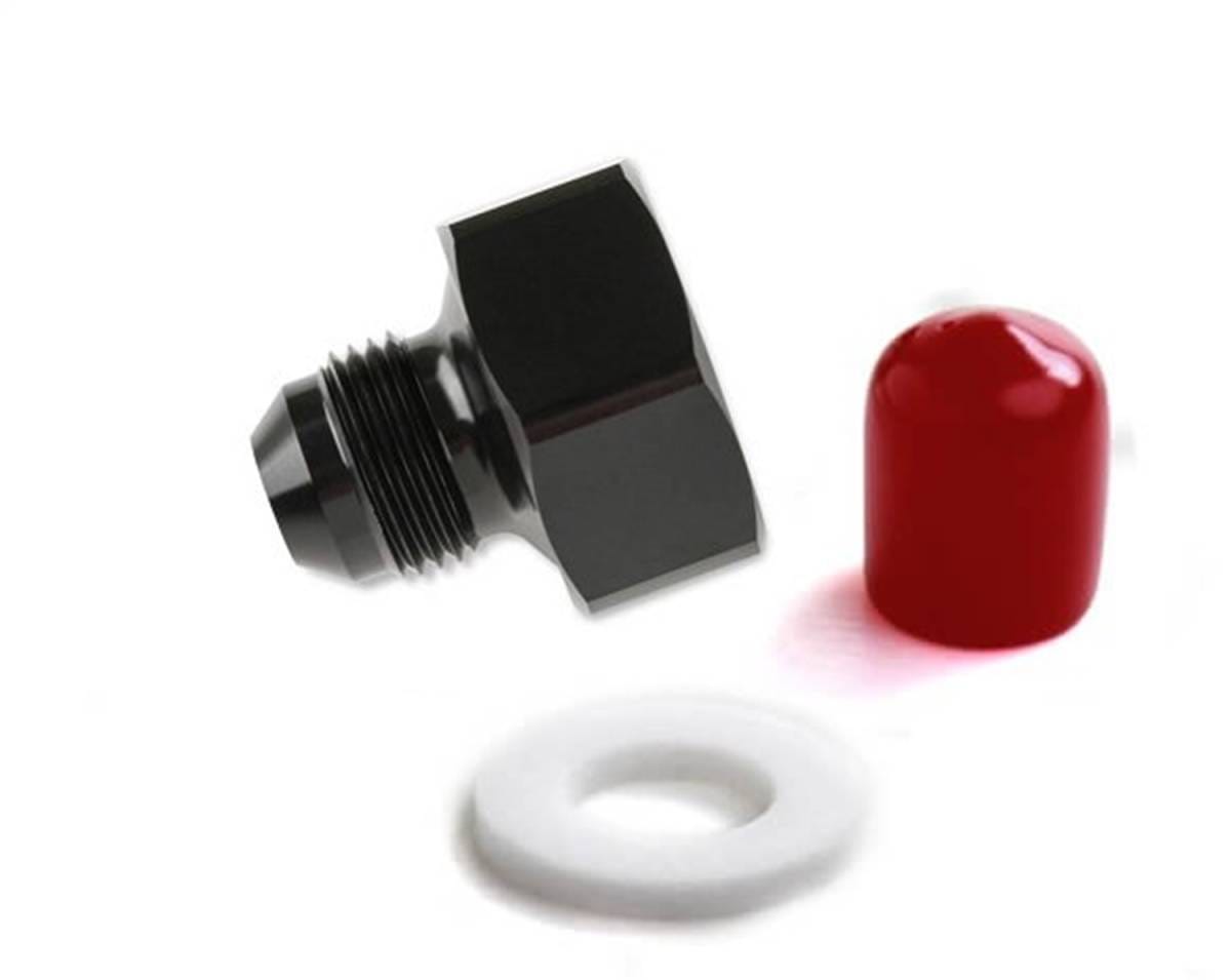 BHHV 16233NOS NOS Black T7075 aluminum 8AN-660 Bottle Nut Adapter