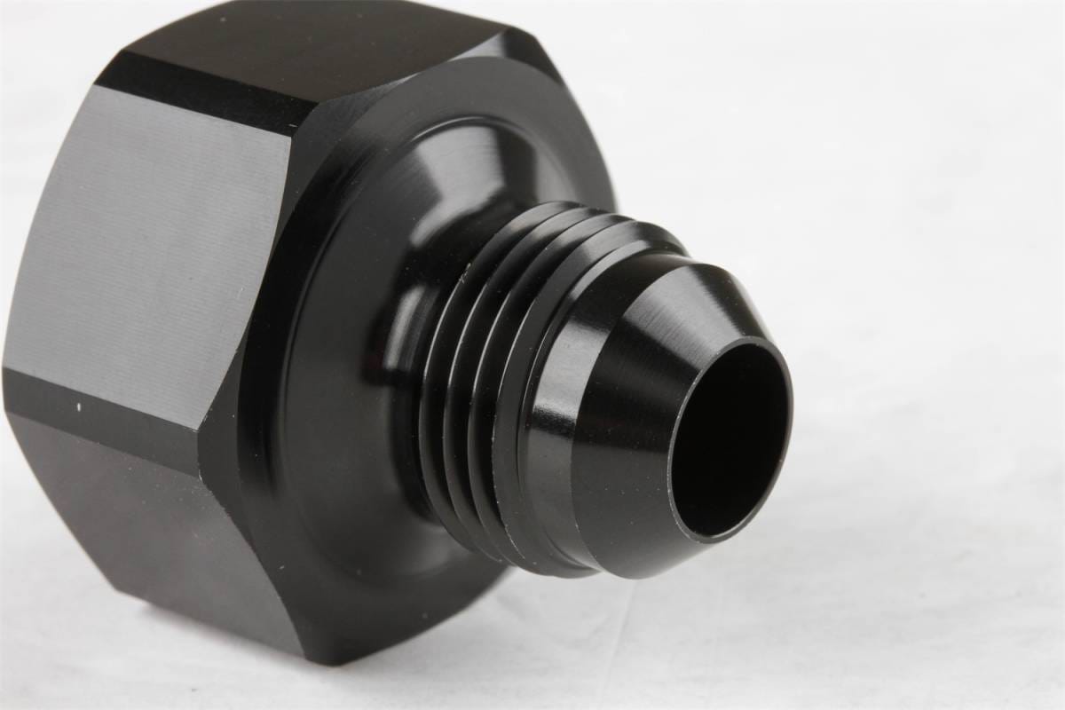 BHHV 16233NOS NOS Black T7075 aluminum 8AN-660 Bottle Nut Adapter thumbnail 3