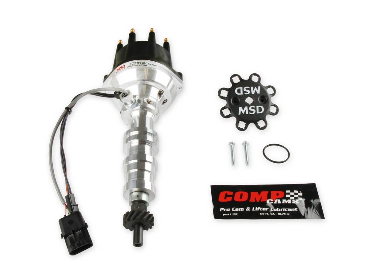 BCCX 2363 Pro-Billet Cam Sync Distributor, Ford FE, Steel gear thumbnail 2