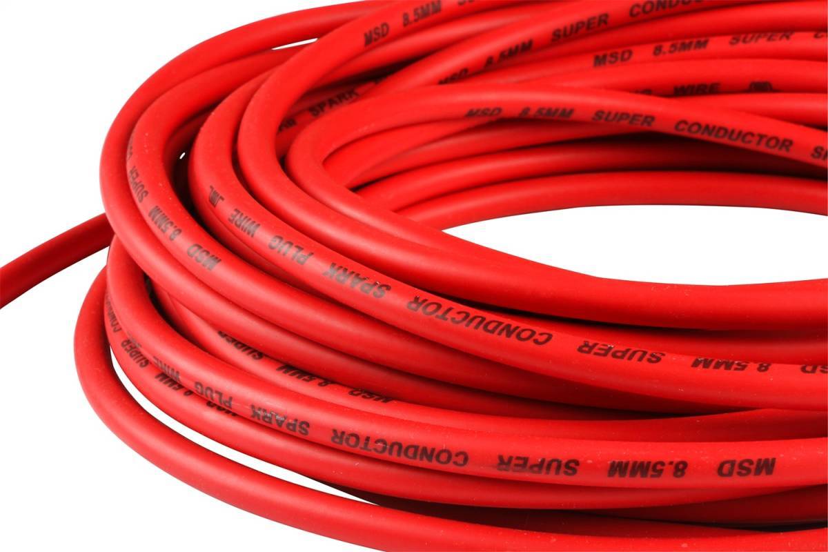 BCCX 34029 Super Conductor Spark Plug Wire, Red 8.5mm, 50 Ft thumbnail 3