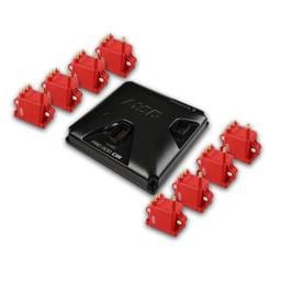 BCCX 8000-8HO MSD PRO 600 CDI Ignition and Coil Kit - Red Coils