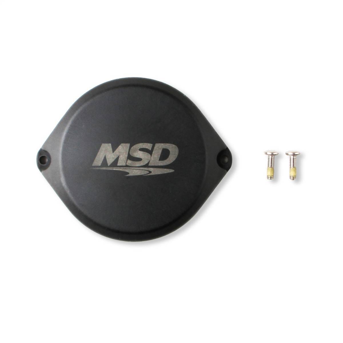 BCCX 84323 COP Blank Cap For MSD Dual Sync Distributors, Black thumbnail 2