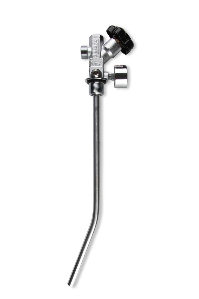 BHHV 16137ANOS NOS 10 lb. Bottle Super Hi-Flow Valve Assembly with Siphon Tube and Blue Gauge thumbnail 3