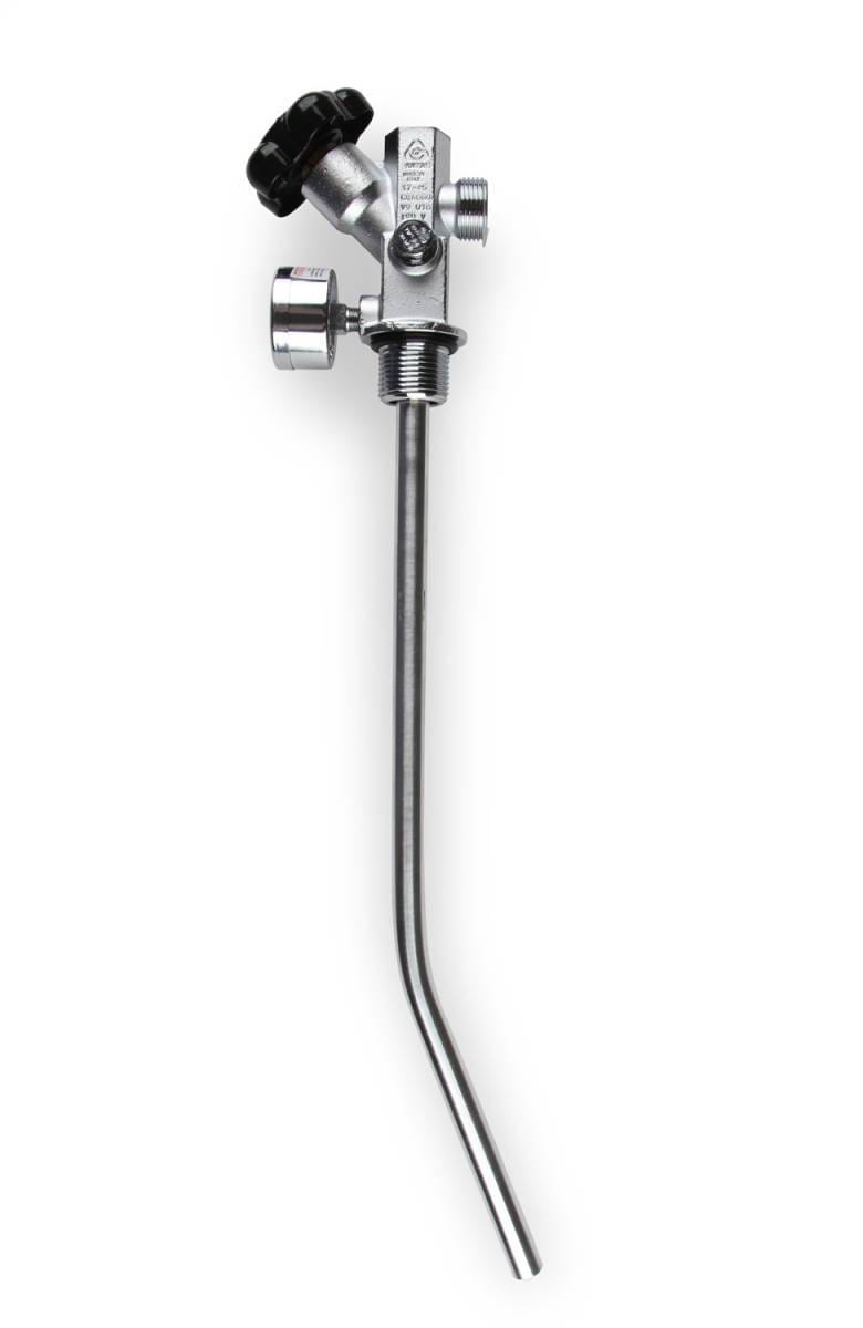 BHHV 16137ANOS NOS 10 lb. Bottle Super Hi-Flow Valve Assembly with Siphon Tube and Blue Gauge thumbnail 5