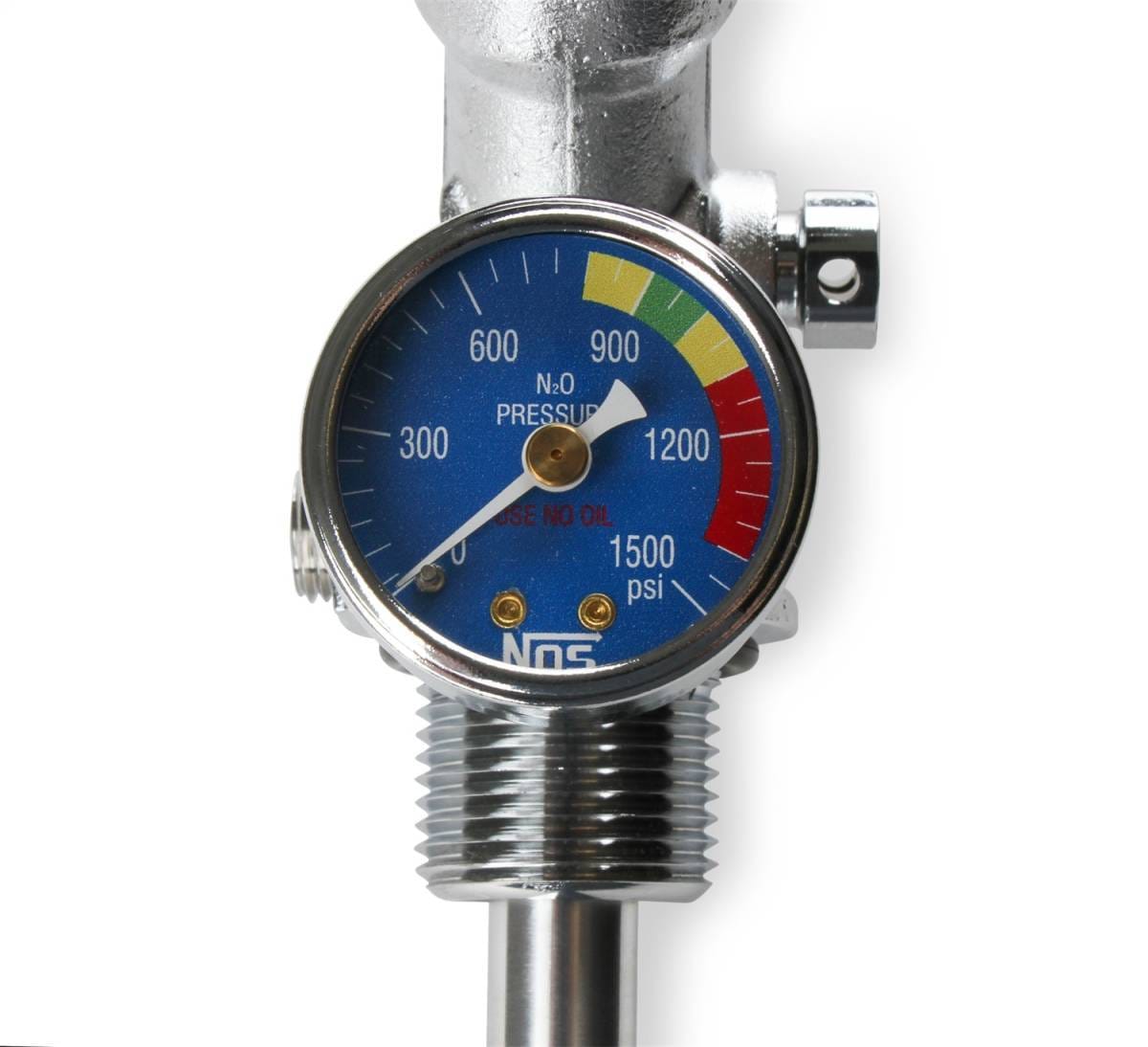 BHHV 16137ANOS NOS 10 lb. Bottle Super Hi-Flow Valve Assembly with Siphon Tube and Blue Gauge thumbnail 13