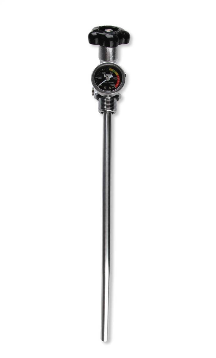BHHV 16137ABNOS NOS 10 lb. Bottle Super Hi-Flow Valve Assembly with Siphon Tube and Black Gauge