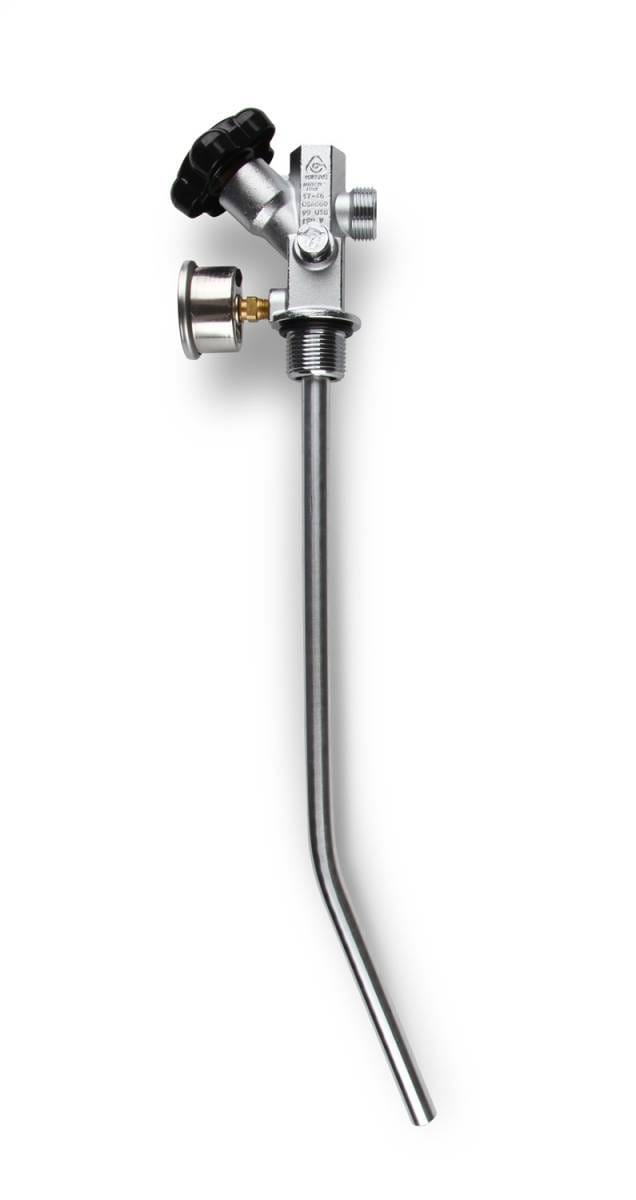 BHHV 16137ABNOS NOS 10 lb. Bottle Super Hi-Flow Valve Assembly with Siphon Tube and Black Gauge thumbnail 5